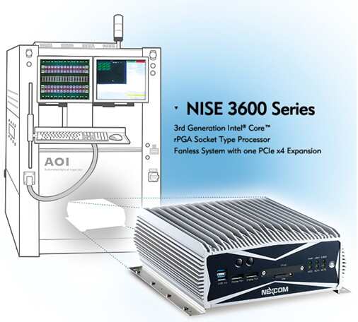 新汉无风扇工控机NISE 3600 基于第三代Intel Core处理器的工业计算革新